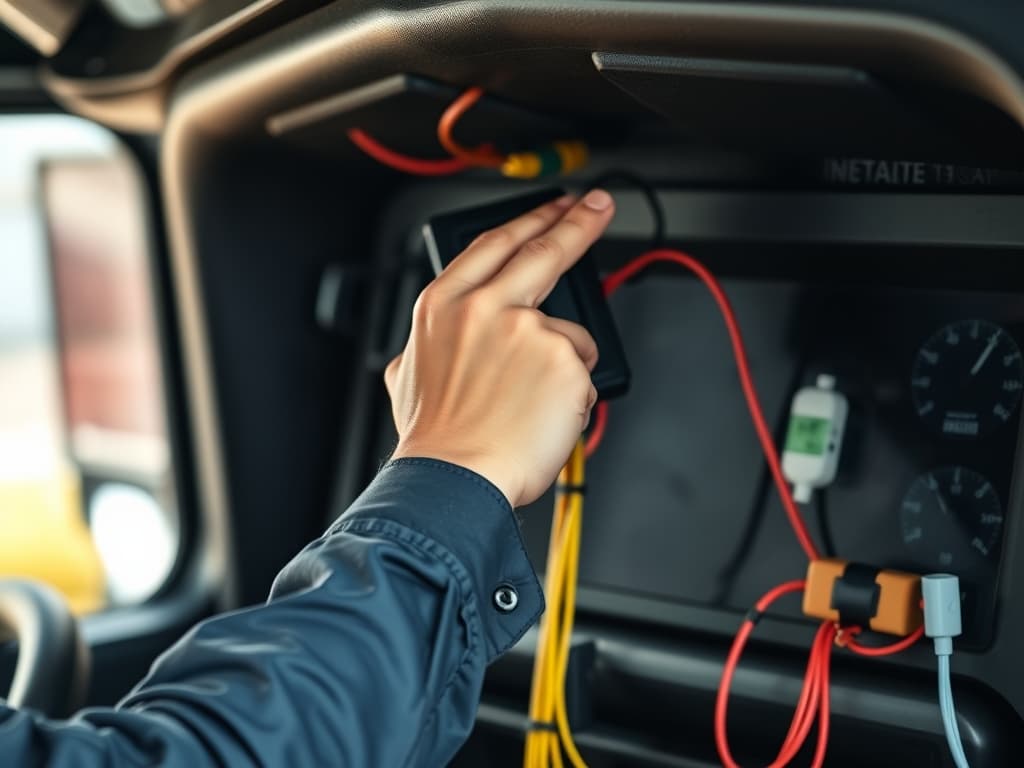 نصب GPS خودرو سنگین: افزایش ایمنی و کاهش هزینه