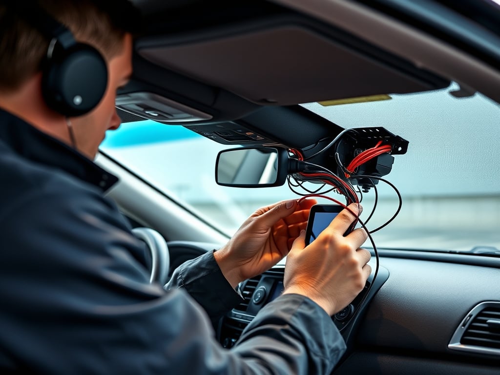 نمونه اپلیکیشن برای مدیریت پس از نصب جی پی اس موتور در اکباتان