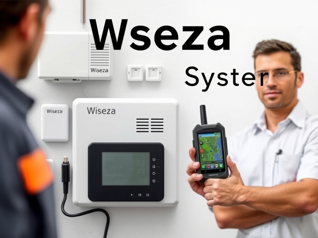 نمونه دزدگیر وایزر به عنوان یک سیستم کامل در کنار GPS